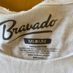 Bravado White Cotton T-Shirt